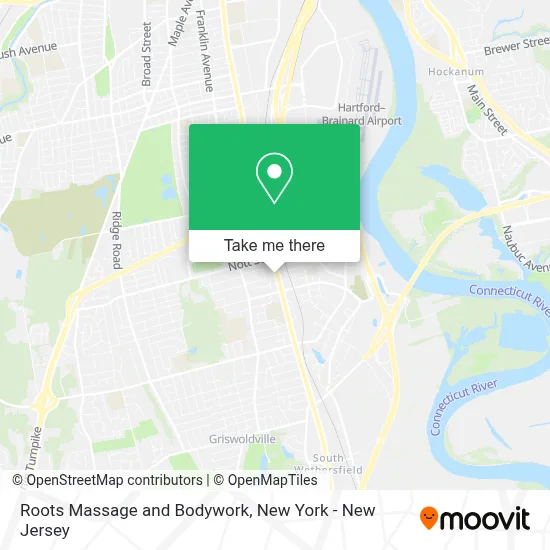 Roots Massage and Bodywork map