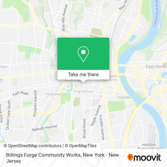 Billings Forge Community Works map