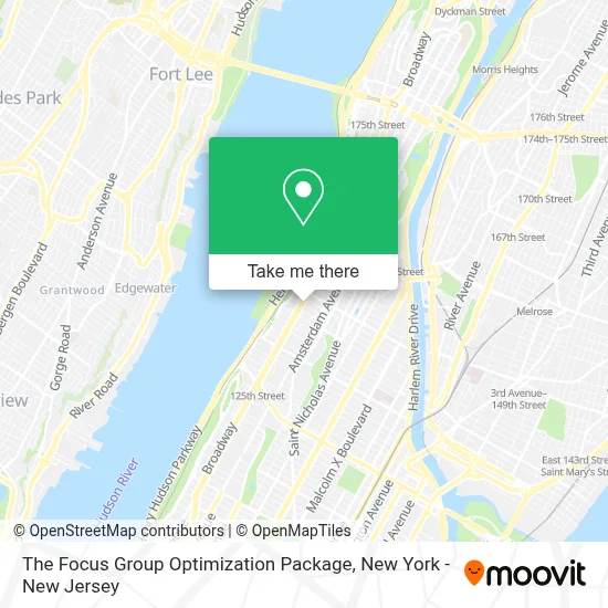 The Focus Group Optimization Package map
