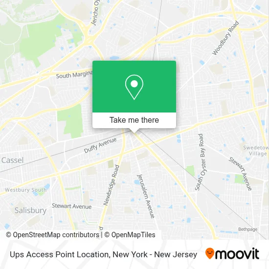 Ups Access Point Location map