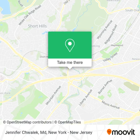 Jennifer Chwalek, Md map