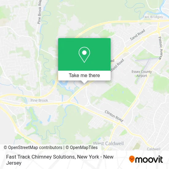 Fast Track Chimney Solutions map