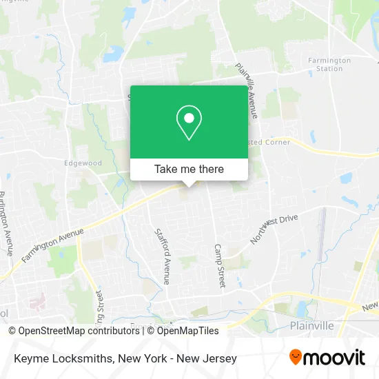 Keyme Locksmiths map