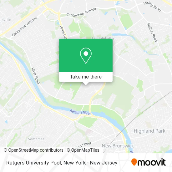 Rutgers University Pool map