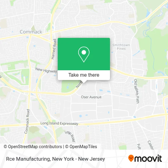 Rce Manufacturing map