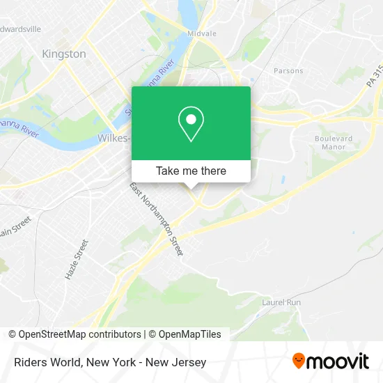 Riders World map