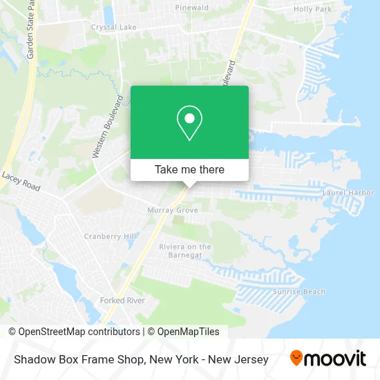 Shadow Box Frame Shop map