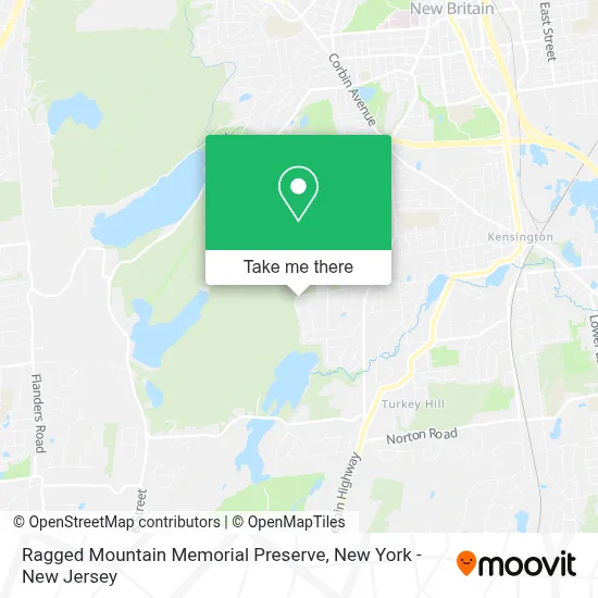 Ragged Mountain Memorial Preserve map