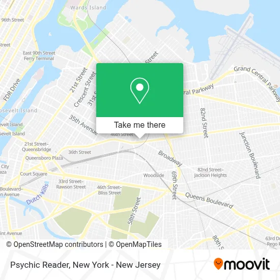 Psychic Reader map