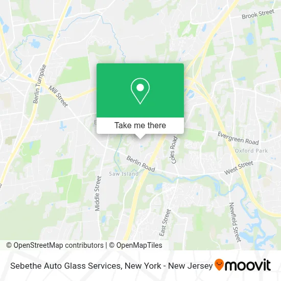 Sebethe Auto Glass Services map