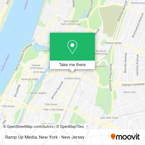 Ramp Up Media map