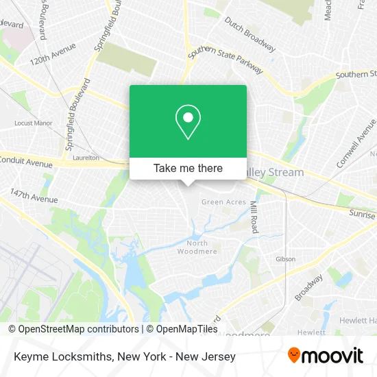 Keyme Locksmiths map