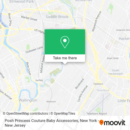 Posh Princess Couture Baby Accessories map