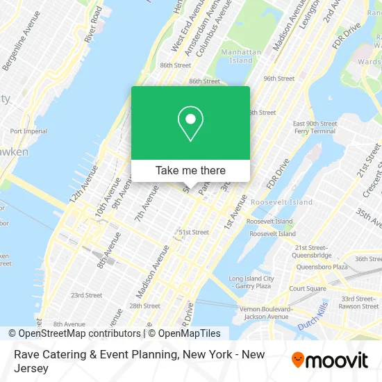 Rave Catering & Event Planning map