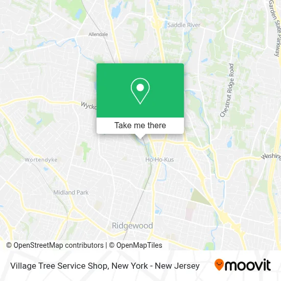 Village Tree Service Shop map