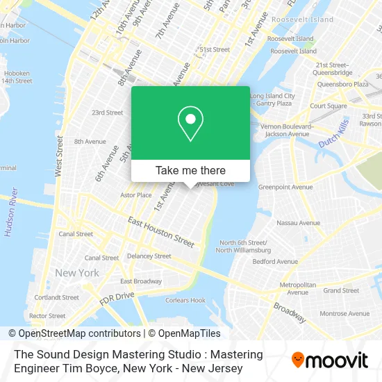 The Sound Design Mastering Studio : Mastering Engineer Tim Boyce map