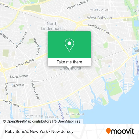 Ruby Soho's map
