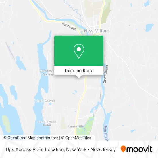 Ups Access Point Location map