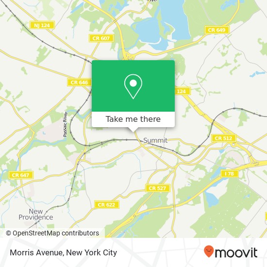 Mapa de Morris Avenue