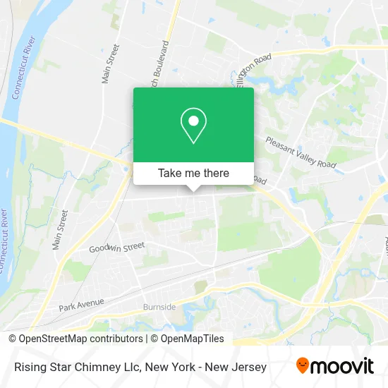 Rising Star Chimney Llc map
