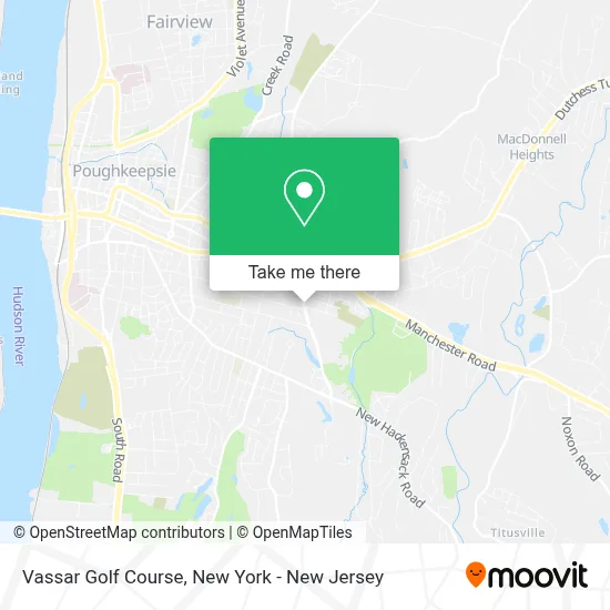 Vassar Golf Course map