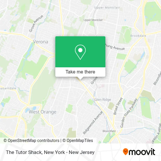 The Tutor Shack map