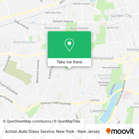 Action Auto Glass Service map