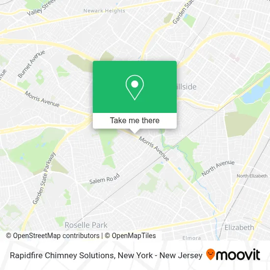 Rapidfire Chimney Solutions map