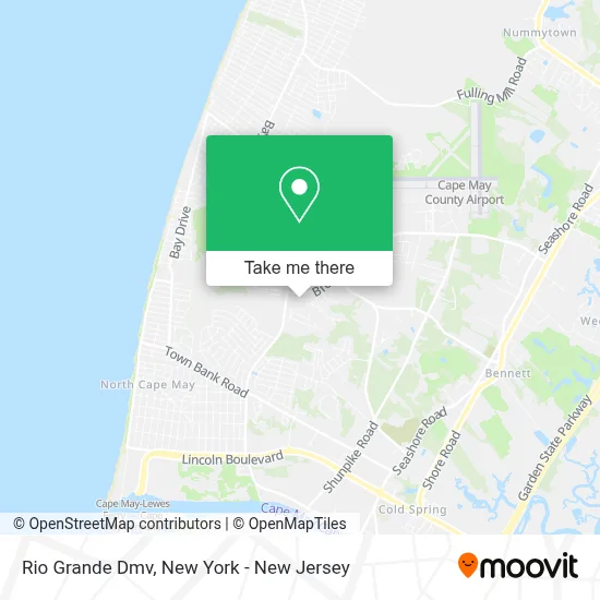 Rio Grande Dmv map