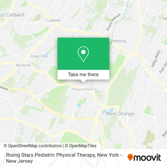 Rising Stars Pediatric Physical Therapy map