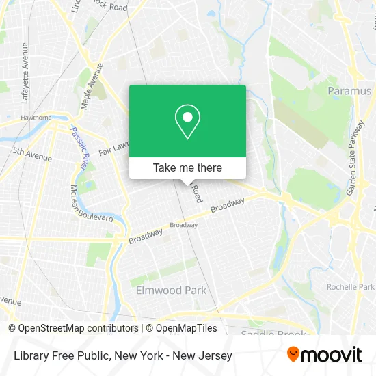 Library Free Public map