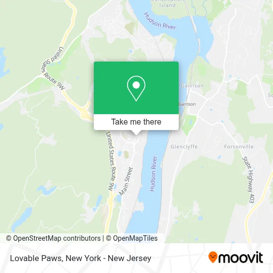 Lovable Paws map