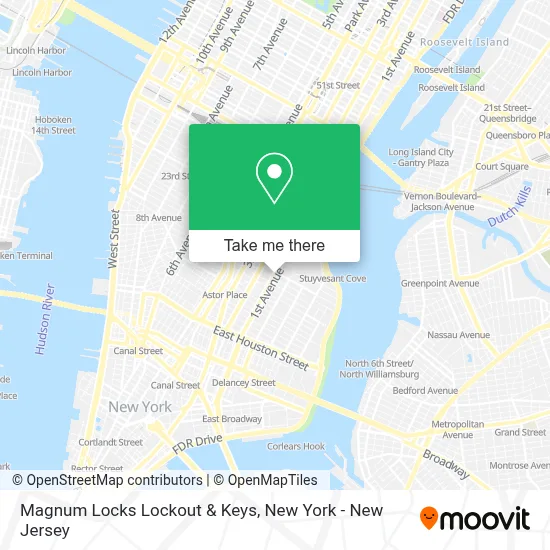 Magnum Locks Lockout & Keys map
