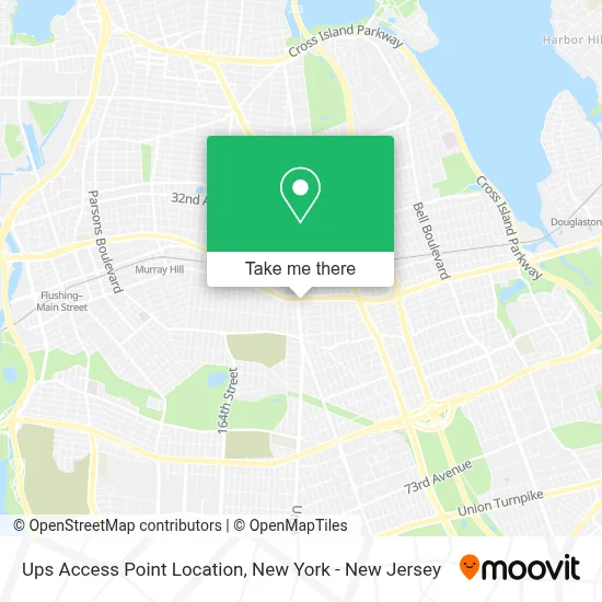 Ups Access Point Location map