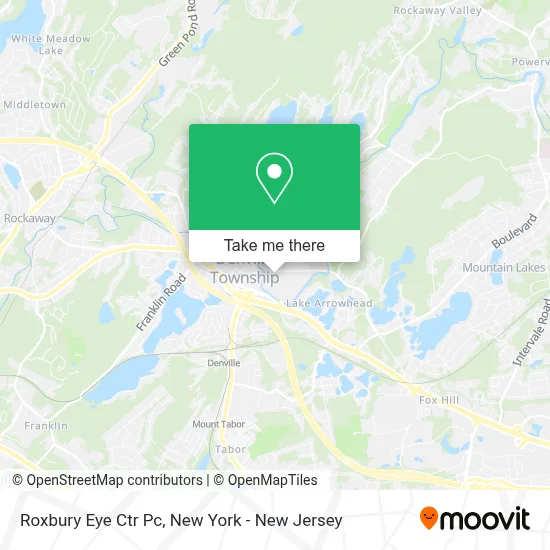Roxbury Eye Ctr Pc map