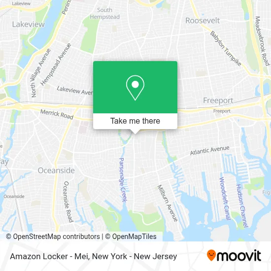 Amazon Locker - Mei map