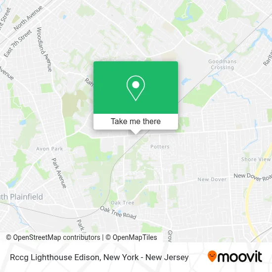 Rccg Lighthouse Edison map