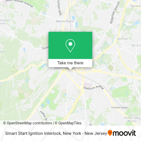 Smart Start Ignition Interlock map
