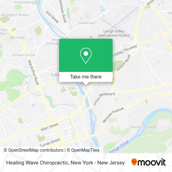 Healing Wave Chiropractic map