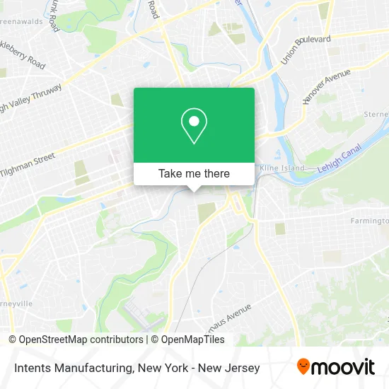 Intents Manufacturing map