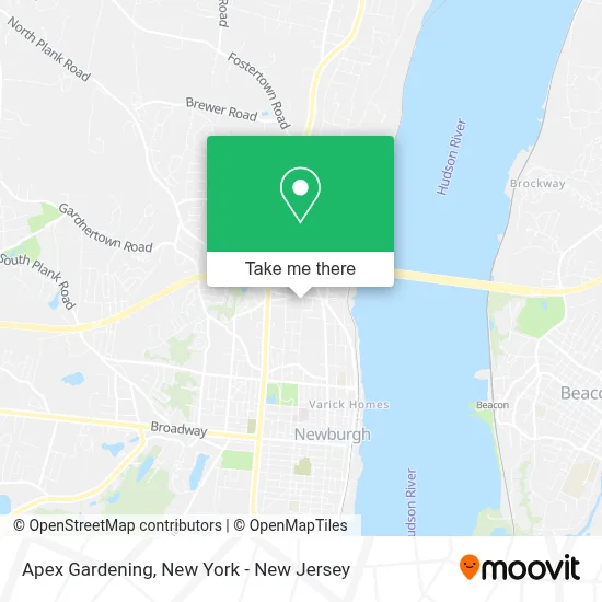 Apex Gardening map
