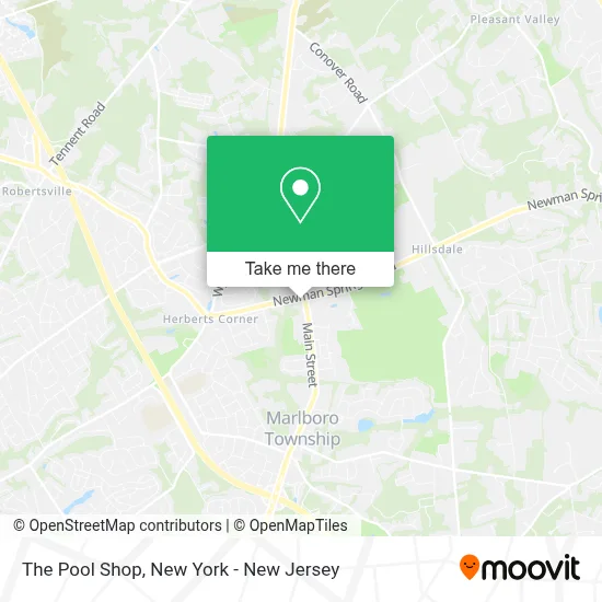 The Pool Shop map