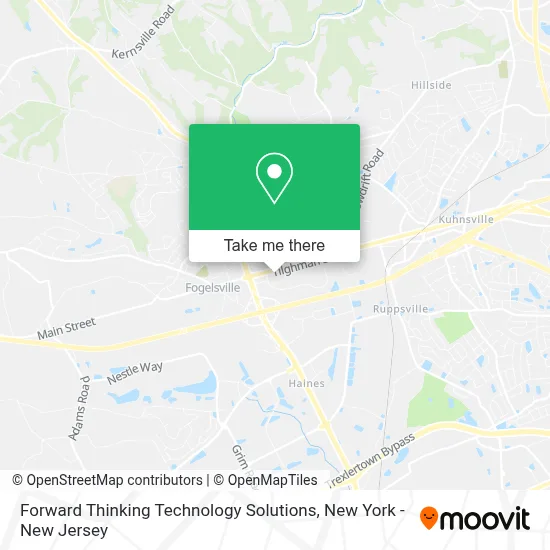 Forward Thinking Technology Solutions map