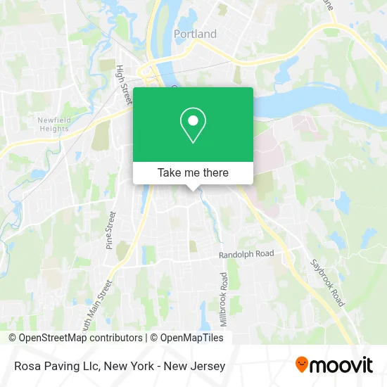 Rosa Paving Llc map