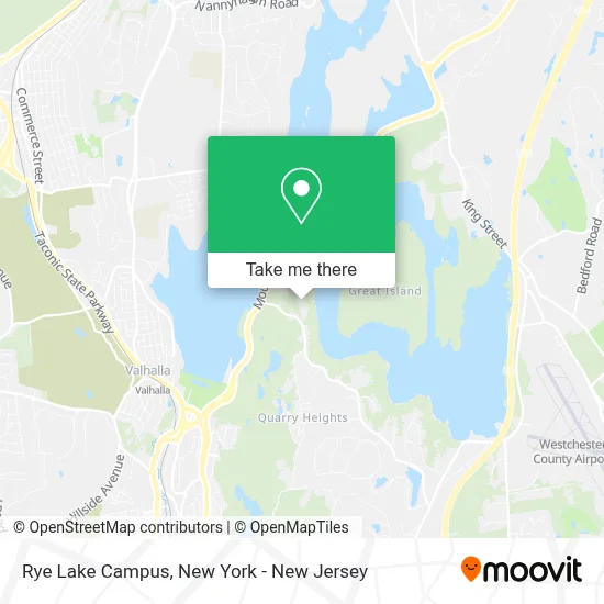 Rye Lake Campus map