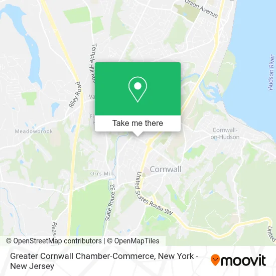 Greater Cornwall Chamber-Commerce map