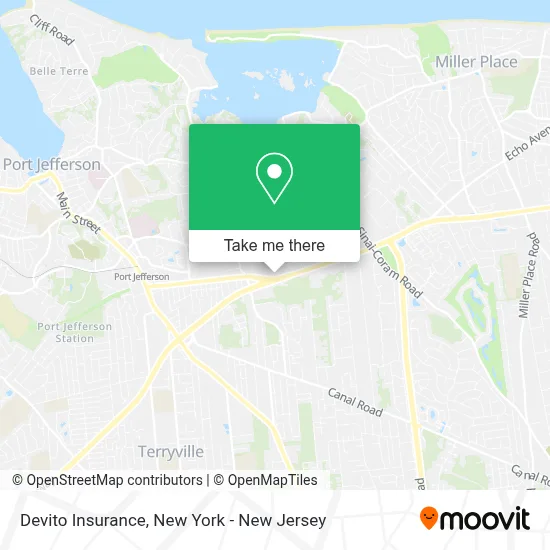 Devito Insurance map