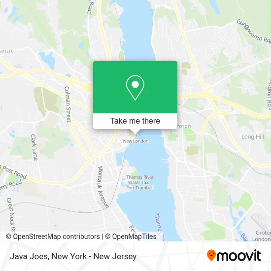 Java Joes map