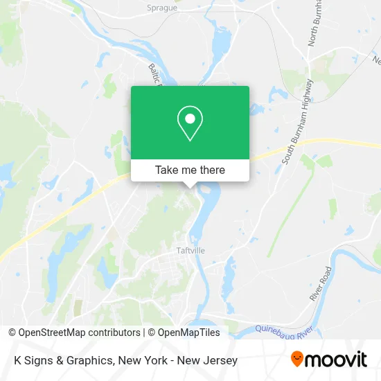 K Signs & Graphics map