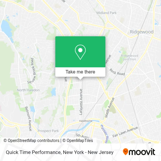 Quick Time Performance map